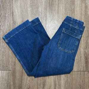 The Colette Full-Length Wide-Leg Jeans by Maeve